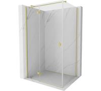Mexen Mist-H T cabine de douche à charnière gauche 105 x 110 cm, transparent, or brossé - 8A5T-105-110-55-00-L 72867 5905315614353