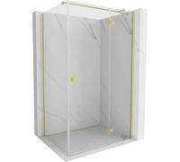Mexen Mist-H T cabine de douche pivotante droite 95 x 90 cm, transparent, or brossé - 8A5T-095-090-55-00-P 72960 5905315618955