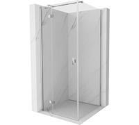 Mexen Mist-H T cabine de douche pivotante gauche 75 x 75 cm, transparent, chromé - 8A5T-075-075-01-00-L 72406 5905315611659