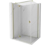 Mexen Mist-H T cabine de douche pivotante gauche 95 x 100 cm, transparent, doré - 8A5T-095-100-50-00-L 72600 5905315613233