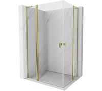 Mexen Mist L Duo cabine de douche pivotante 100 x 95 cm, transparent, doré - 8A4L-100-095-50-00 71828 5905315605955
