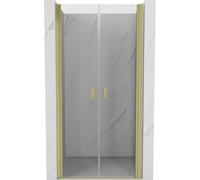 Mexen Mist porte de douche pivotante 75 cm, transparent, or brossé - 8A7-075-000-55-00 78548 5905315960061