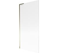 Mexen Next L paravent de baignoire 1-pliant 90 x 150 cm, rayures, doré - 895-090-000-03-09-50 51443 5905315318282