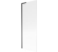 Mexen Next L pare-douche de baignoire 1-volet 70 x 150 cm, rayures, noir - 895-070-000-03-09-70 51471 5905315318565