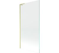 Mexen Next L paroi de baignoire à 1 vantail 90 x 150 cm, transparent, or brossé - 895-090-000-03-00-55 48949 5905315317742