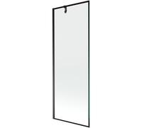 Mexen Next Mur de baignoire 1 vantail 70 x 150 cm, noir, verre trempé