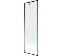 Mexen Next pare-douche à 1 battant 60 x 150 cm, cadre noir, or rose - 895-060-000-00-70-60 20311 5905315135933