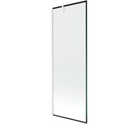 Mexen Next paroi de baignoire à 1 panneau 70 x 150 cm, cadre noir, blanc - 895-070-000-00-70-20 20314 5905315135827