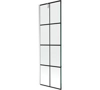 Mexen Next paroi de douche 1 volet 60 x 150 cm, grille noire, chrome - 895-060-000-00-77-01 20338 5905315136053