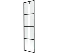 Mexen Next paroi de douche à 1 volet 50 x 150 cm, grille noire, noir - 895-050-000-00-77-70 20337 5905315136282