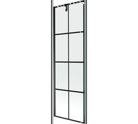 Mexen Next paroi de douche à 1 volet 60 x 150 cm, grille noire, noir - 895-060-000-00-77-70 20342 5905315136299