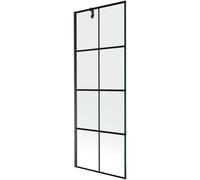 Mexen Next paroi de douche à 1 volet 70 x 150 cm, grille noire, noir - 895-070-000-00-77-70 20347 5905315136305