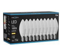 Mexen Nova 10x ampoule LED E14, C37, 10W, Chaude - 3000K, 1055 lm - L102-E14-1030-01x10 95908 5907931022581