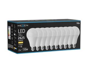 Mexen Nova 10x Ampoule LED E27, A95, 25W, Chaude - 3000K, 2625 lm - L100-E27-2530-01x10 95827 5907931021775