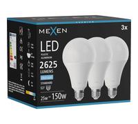 Mexen Nova 3x Ampoule LED E27, A95, 25W, Froid - 6500K, 2625 lm - L100-E27-2565-01x03 95418 5907931014036