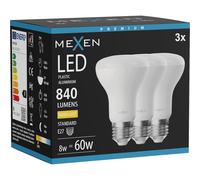 Mexen Nova 3x Ampoule LED E27, R63, 8W, Chaude - 3000K, 840 lm - L104-E27-0830-01x03 95695 5907931015064