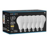 Mexen Nova 6x Ampoule LED E27, A95, 25W, Chaud - 3000K, 2625 lm - L100-E27-2530-01x06 95449 5907931018041