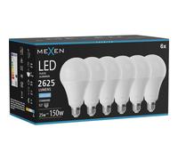 Mexen Nova 6x Ampoule LED E27, A95, 25W, Froid - 6500K, 2625 lm - L100-E27-2565-01x06 95451 5907931018065