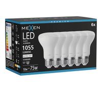 Mexen Nova 6x Ampoule LED E27, R63, 10W, Neutre - 4000K, 1055 lm - L104-E27-1040-01x06 95714 5907931019130
