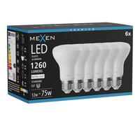 Mexen Nova 6x Ampoule LED E27, R63, 12W, Neutre - 4000K, 1260 lm - L104-E27-1240-01x06 95717 5907931019161