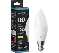 Mexen Nova Ampoule LED E14, C37, 10W, Chaude - 3000K, 1055 lm - L102-E14-1030-01 92600 5905315978806