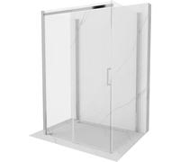 Mexen Omega-3S cabine de douche à 3 parois, coulissante 120 x 80 cm, transparente, chrome - 825-120-080-01-00-3S 4236 5905315000071