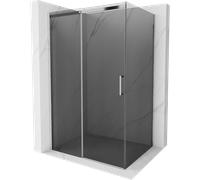 Mexen Omega cabine de douche coulissante 110 x 70 cm, graphite, chrome - 825-110-070-01-40 4185 5907709101807