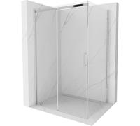 Mexen Omega cabine de douche coulissante 120 x 80 cm, transparent, chrome - 825-120-080-01-00 4056 5903163387023