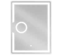 Mexen Onyx miroir de salle de bain éclairé avec miroir cosmétique 60 x 80 cm, LED 6000K, anti-buée - 9813-060-080-611-00 21863 5905315052940