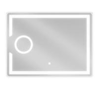 Mexen Onyx miroir de salle de bain éclairé avec miroir cosmétique 80 x 60 cm, LED 6000K, antibuée - 9813-080-060-611-00 21864 5905315052957