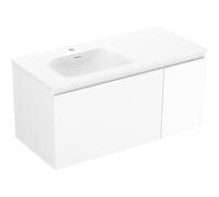 Mexen Orio armoire de salle de bain 100 cm avec lavabo Vela gauche, 1S, 1D, blanc mat - 91A13-10047-3-BBFF01-W23L01 85830 5905315774408