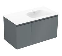 Mexen Orio armoire de salle de bain 90 cm avec lavabo Vela droite, 1S, 1D, graphite mat/blanc mat - 91A13-09047-3-BBFF66-W23P01 85850 5905315774606