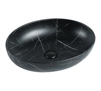 Mexen Orsola lavabo sur plan 52 x 39 cm, pierre noire - 21365271 1246 5907709191181
