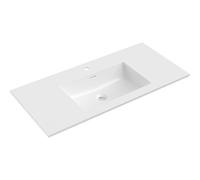 Mexen Otis lavabo encastré 101 x 46,5 cm, blanc brillant - 25181000 54439 5905315947758