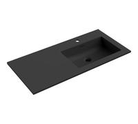 Mexen Otis lavabo encastré à droite dans le plan 101 x 46,5 cm, noir mat - 25181071P 54536 5905315948236