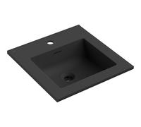 Mexen Otis lavabo encastré dans le plan 46 x 46,5 cm, noir mat - 25184571 54477 5905315948137
