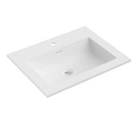 Mexen Otis lavabo encastré dans le plan 61 x 46,5 cm, blanc mat - 25186001 54456 5905315947925