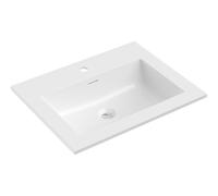 Mexen Otis lavabo encastré dans le plan de travail 61 x 46,5 cm, blanc brillant - 25186000 54433 5905315947697