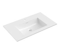 Mexen Otis lavabo encastré dans le plan de travail 81 x 46,5 cm, blanc brillant - 25188000 54435 5905315947710