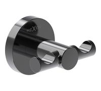Mexen Ovio crochet à serviette double, chrome noir - 70A19512-73 94151 5905315732835