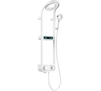 Mexen Peak ensemble de douche encastré avec pomme de douche et robinet, affichage LED, blanc - 78106-20 52835 5905315927781