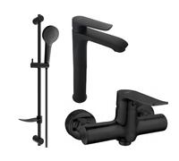 Mexen Pecos DF05 ensemble de douche, noir - 72714DF05-70 3235 5907709196865