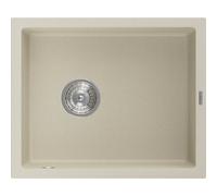 Mexen Pedro évier en granit 1 bac 560 x 460 mm, beige, siphon chromé - 6508561000-69 3998 5907709194250