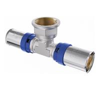 Mexen PEX-P té en T à sertir, pressé PEX 25 x 3/4 FF x 25 - W97132-2534F25-00 79406 5905315926357