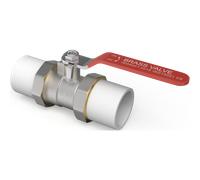 Mexen PPR vanne à bille avec raccords filetés PP soudé pour tuyaux PPR 50 x 50 - W97350-50-00 81578 5905315932693