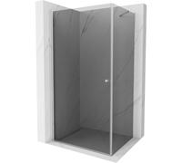 Mexen Pretoria cabine de douche pivotante 80 x 90 cm, graphite, chrome - 852-080-090-01-40 3560 5907709102736