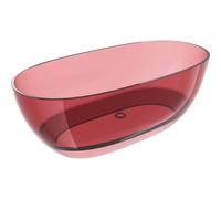 Mexen Pure eozyna baignoire autoportante transparente 170 x 80 cm, bouchon chromé - 58071708003 72372 5905315983299