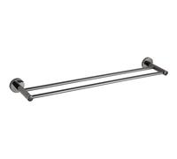 Mexen Remo double porte-serviettes, chrome noir - 7050725-73 89716 5905315739926