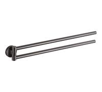 Mexen Remo double porte-serviettes pivotant, gris gun brossé - 70507255-66 89790 5905315739797