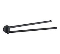 Mexen Remo double porte-serviettes pivotant, noir - 70507255-70 614 5907709108455